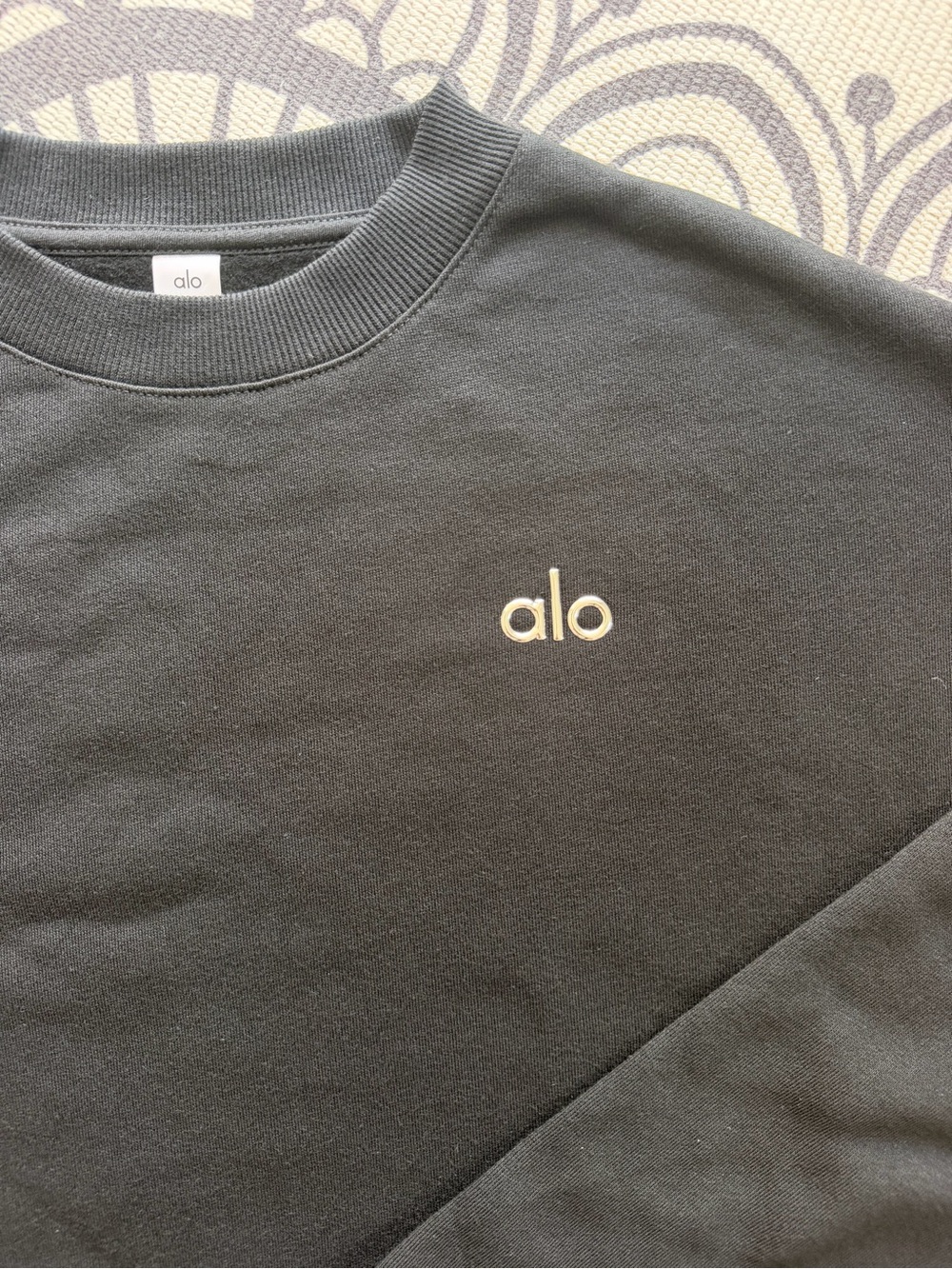 Accolade Crew Neck Pullover- Black - Picture 2 of 5